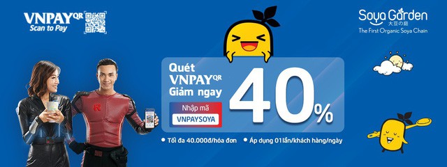 Mùa hè thêm “chill” với ưu đãi cực xịn từ Soya Garden và VNPAY-QR - Ảnh 2.