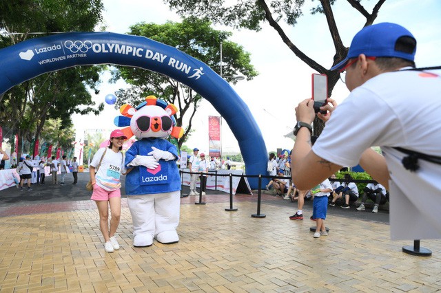 Lazada tổ chức Olympic Day Run, công bố là đối tác của Olympic trong 9 năm tới - Ảnh 4.