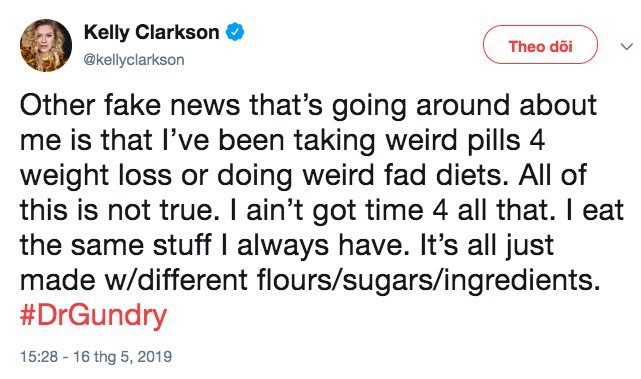 Không phải thuốc giảm cân như lời đồn, Kelly Clarkson chia sẻ bí quyết giảm 17kg là nhờ chế độ ăn kỳ lạ này - Ảnh 2.