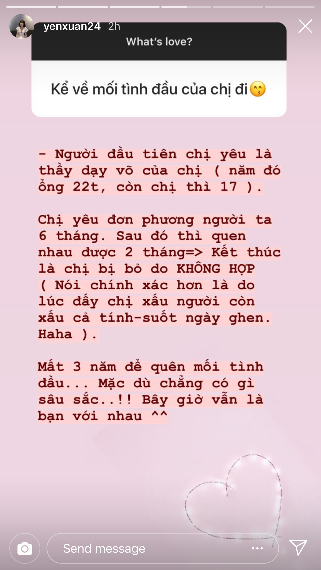 Yến Xuân tiết lộ mối tình đầu thầy - trò năm 17 tuổi, yêu nhau 2 tháng mà mất tới 3 năm mới quên được - Ảnh 2.