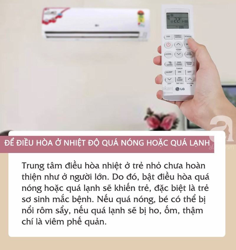 Những sai lầm khi sử dụng điều hòa khiến trẻ dễ phải nhập viện vì bệnh tật bủa vây - Ảnh 1. Những sai lầm khi sử dụng điều hòa khiến trẻ dễ phải nhập viện vì bệnh tật bủa vây - Ảnh 1.