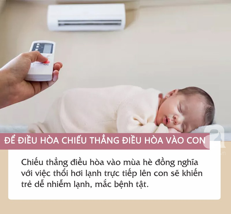 Những sai lầm khi sử dụng điều hòa khiến trẻ dễ phải nhập viện vì bệnh tật bủa vây - Ảnh 2.