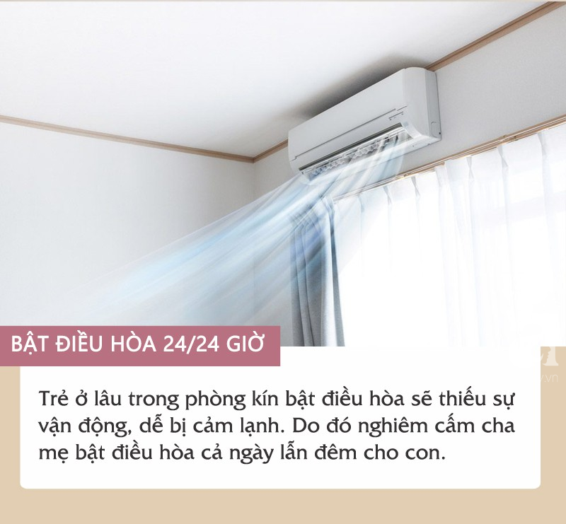 Những sai lầm khi sử dụng điều hòa khiến trẻ dễ phải nhập viện vì bệnh tật bủa vây - Ảnh 4.