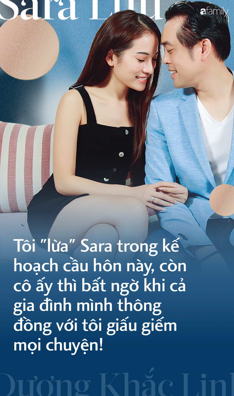 Dương Khắc Linh - Sara Lưu sau đám cưới cổ tích: Anh sẽ thay em nấu ăn, làm việc nhà, anh thương em hy sinh sự nghiệp vì anh - Ảnh 6.