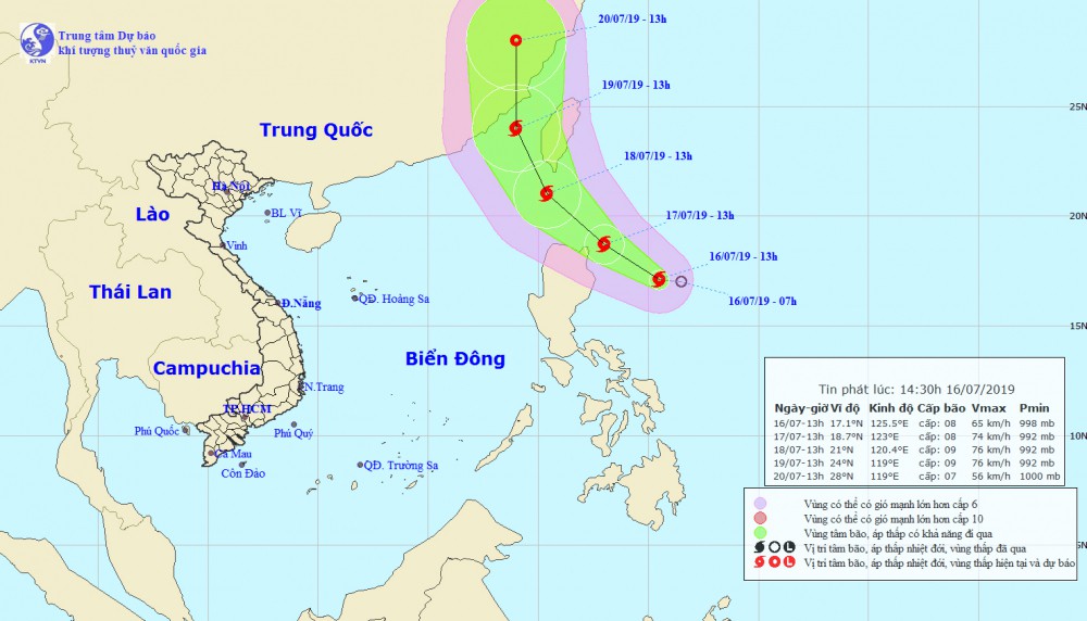 Áp thấp nhiệt đới gần Biển Đông mạnh lên thành bão Danas giật cấp 11 - Ảnh 1.
