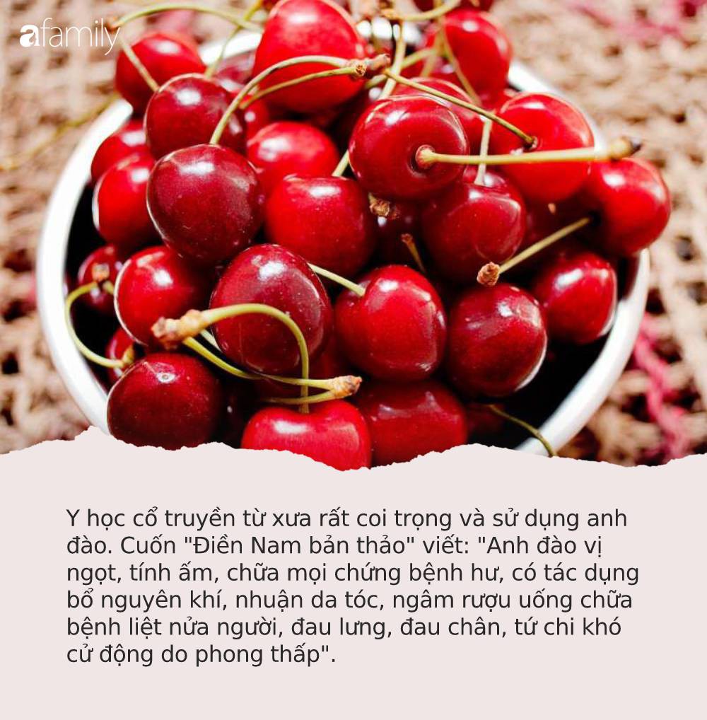 Cherry “đắt xắt ra miếng”, nếu biết hết những tác dụng vi diệu của loại quả này dám cá nhiều người sẽ không tiếc tiền mua ăn - Ảnh 4.