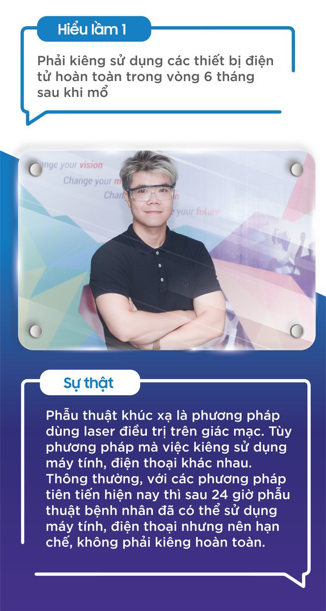 Top 5 hiểu lầm về phẫu thuật tật khúc xạ không phải ai cũng biết - Ảnh 1. Top 5 hiểu lầm về phẫu thuật tật khúc xạ không phải ai cũng biết - Ảnh 1.
