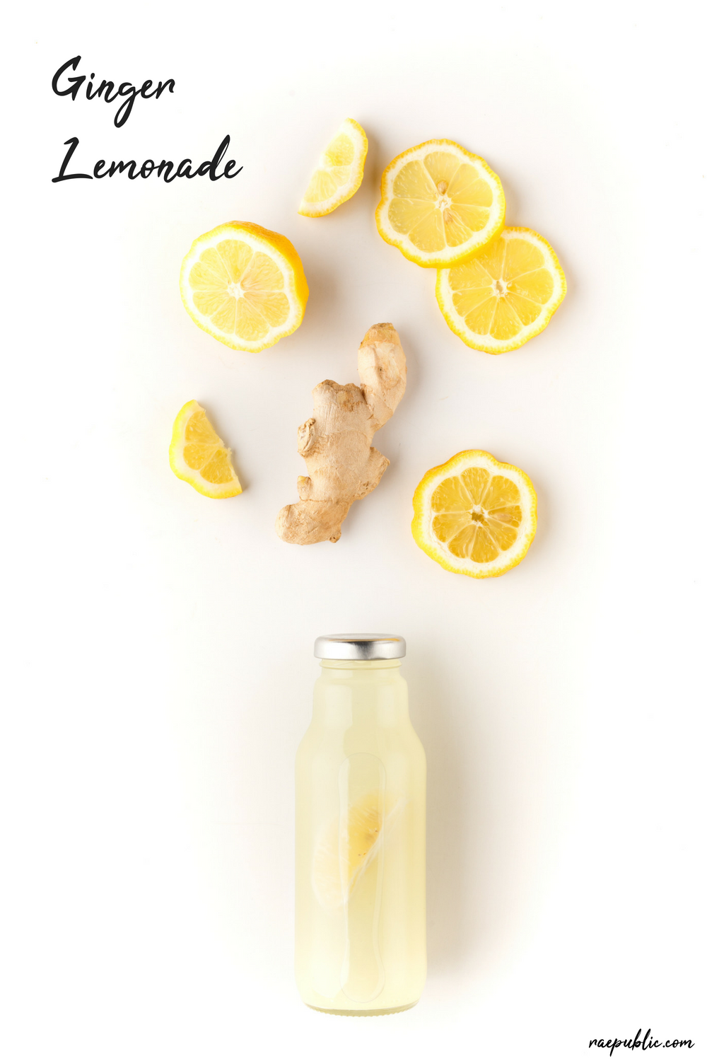 Ginger+lemonade+made+with+just+four+ingredients+and+thats+including+the+water