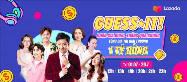 D&agrave;n sao đ&igrave;nh đ&aacute;m &ldquo;đổ bộ&rdquo; gameshow Đo&aacute;n Gi&aacute; của Lazada - Ảnh 1.
