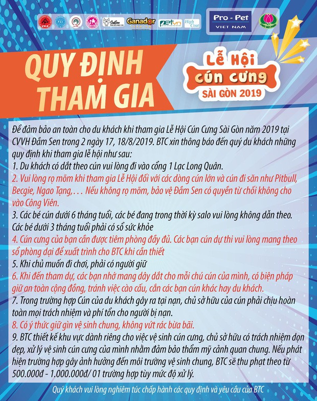 BTC Lễ hội cún cưng 2019 lên tiếng về bảng quy định không giải quyết cho chó cỏ vào lễ hội - Ảnh 3.