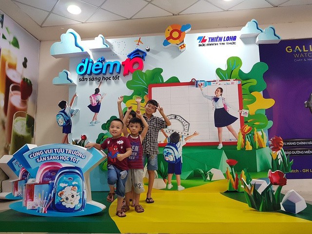 Điểm 10 và sứ mệnh cho trẻ vui bước đến trường - Ảnh 1. Điểm 10 và sứ mệnh cho trẻ vui bước đến trường - Ảnh 1.