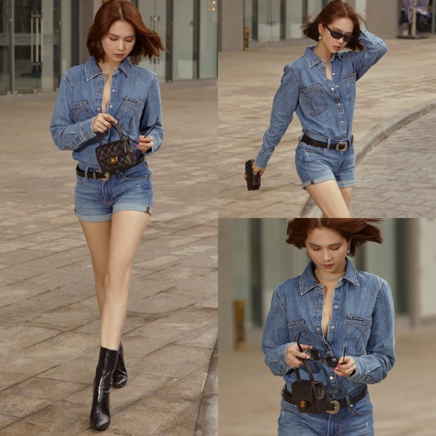 Mix đồ chao ôi là khó cảm, Ngọc Trinh rồi sẽ thành kẻ hủy diệt đồ jeans mất! - Ảnh 6.