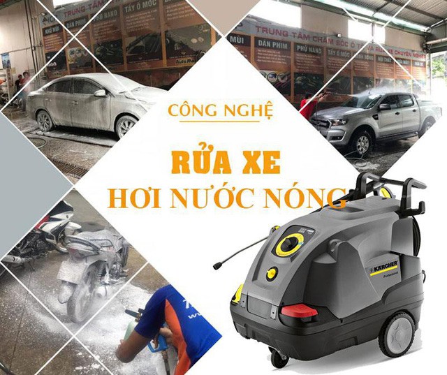 Máy rửa xe hơi nước nóng - một bước tiến cho ngành dịch vụ rửa xe - Ảnh 1.