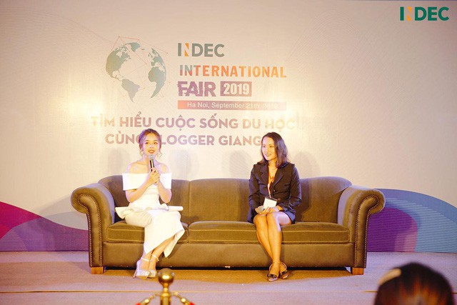 Vlogger Giang ơi cùng Indec Ỉternational Fair 2019 khơi nguồn hàng ngàn giấc mơ du học - Ảnh 3. Vlogger Giang ơi cùng Indec Ỉternational Fair 2019 khơi nguồn hàng ngàn giấc mơ du học - Ảnh 3.