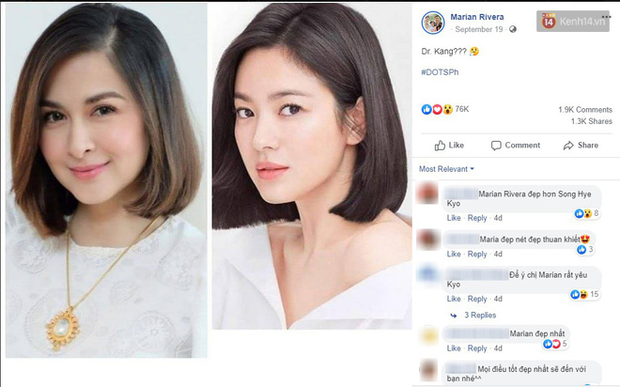 Cùng tự nhận giống Song Hye Kyo: Sĩ Thanh bị chê đến muối mặt, mỹ nhân Philippines Marian Rivera lại được khen tới tấp - Ảnh 5.