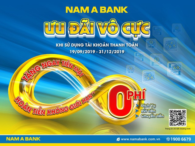 Mở t&agrave;i khoản thanh to&aacute;n tại Nam A Bank được miễn h&agrave;ng loạt ph&iacute; giao dịch - Ảnh 1.