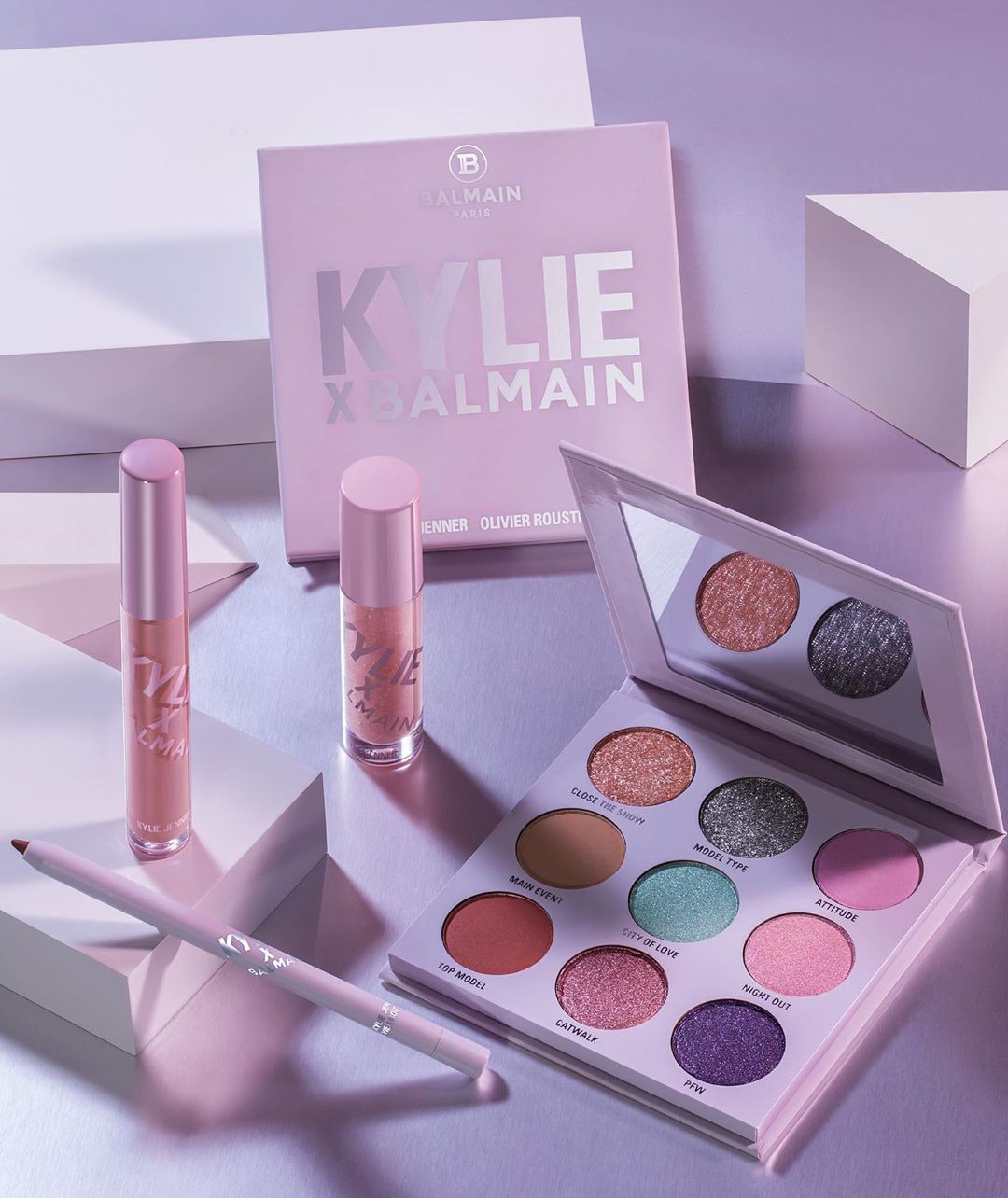 Kylie Jenner bắt tay nhà mốt Balmain cho ra lò BST mỹ phẩm hàng hiệu xịn sò đẹp như mơ - Ảnh 1.