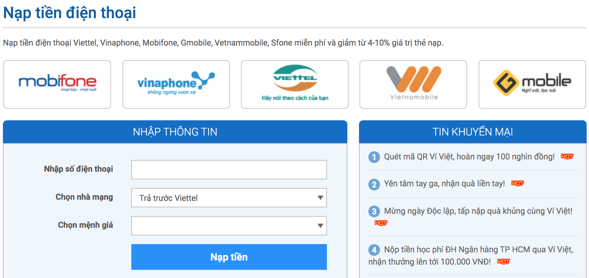 Thanh toán dịch vụ sinh hoạt trên ví điện tử: Thẻ điện thoại, điện, nước, mạng - Ảnh 5. Thanh toán dịch vụ sinh hoạt trên ví điện tử: Thẻ điện thoại, điện, nước, mạng - Ảnh 5.