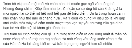 Chia sẻ đầu tiên của Quang Hà sau show diễn &quot;tội nghiệp&quot; bị cháy rụi toàn bộ  - Ảnh 2.