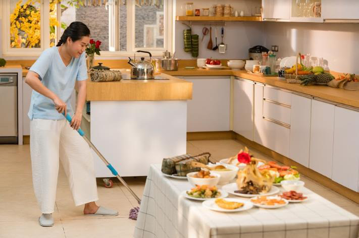 Tết 4.0 thảnh thơi của nàng dâu quốc dân Lâm Vỹ Dạ - Ảnh 2.
