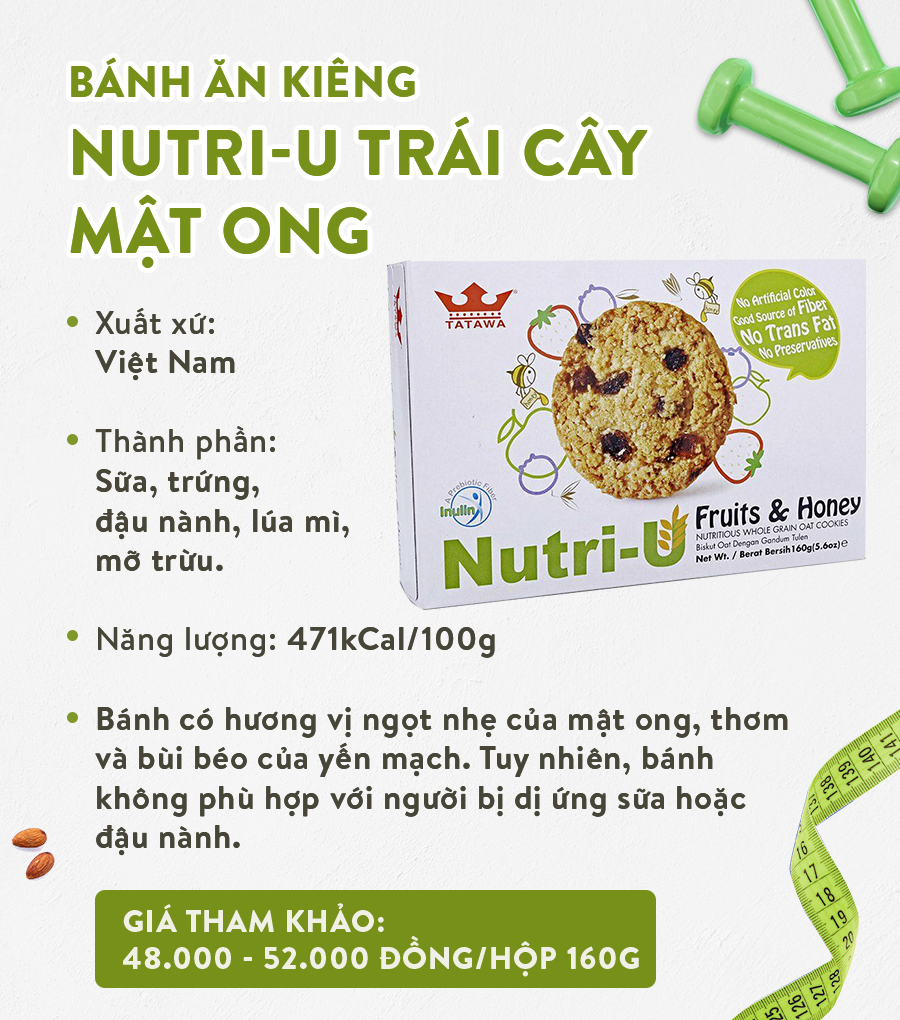 Review nhanh 6 loại bánh ăn kiêng cho chị em nhâm nhi Tết mà không sợ béo - Ảnh 6.