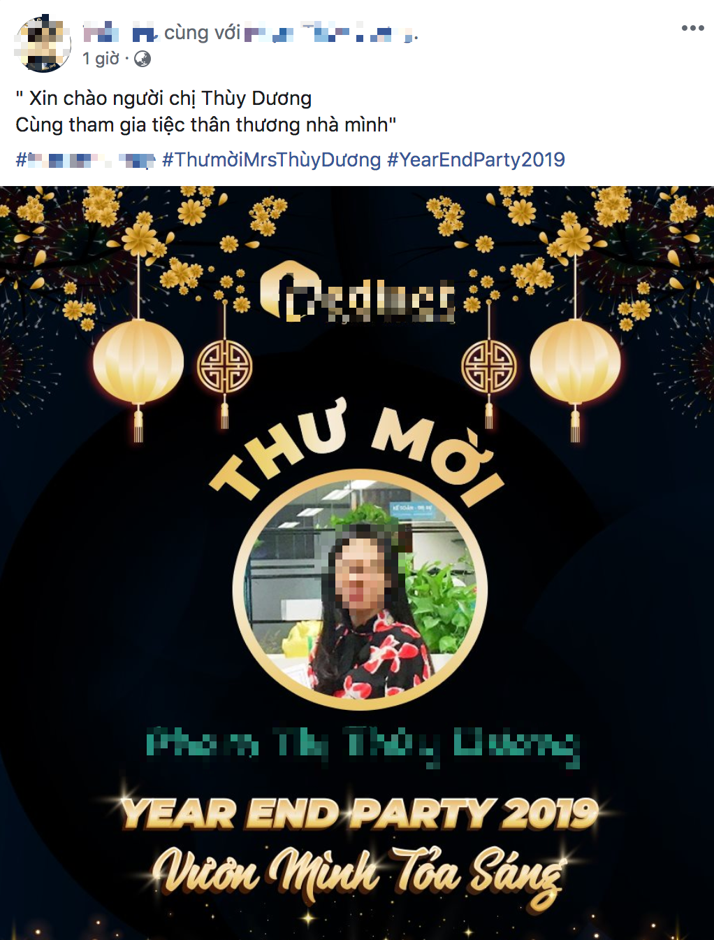 Mẫu thư mới Year end party ấn tượng nhất  Hanoi Event
