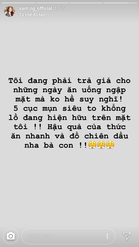 Người thật việc thật: Vì một sai lầm mà Sam phải trả giá bằng làn da đầy mụn cỡ đại, chị em phải tránh ngay - Ảnh 2.