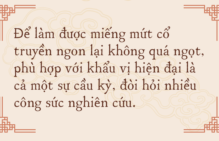 Có một gia tộc 100 năm làm mứt Tết ở Hà Nội, nơi lưu giữ cả bầu trời tuổi thơ thế hệ 8x, 9x từng mê mẩn những hạt trứng chim giòn rụm thuở ấy - Ảnh 11.