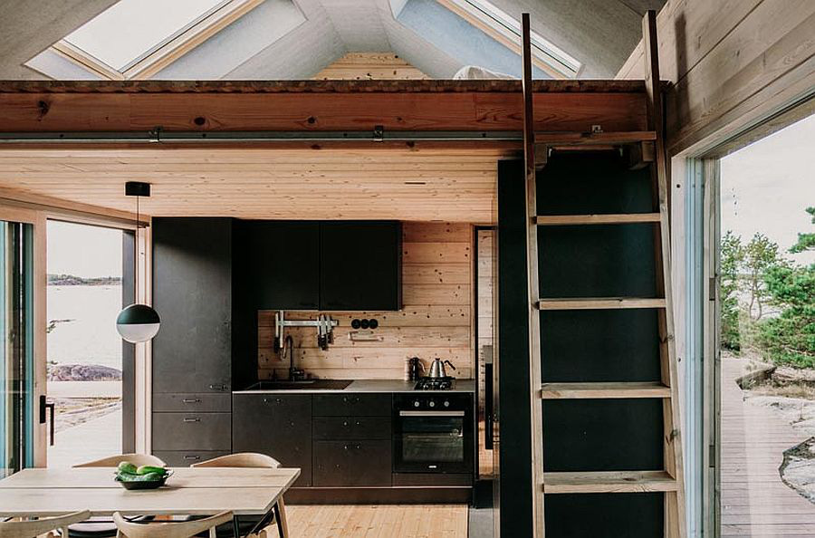 Ngôi nhà nhỏ xíu kiểu cabin mang phong cách Scandinavia đẹp đến nao lòng - Ảnh 3.