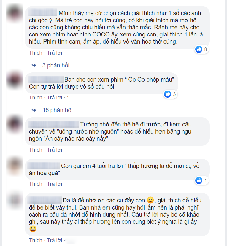 Con gái 4 tuổi hỏi “thắp hương làm gì?&quot; khiến mẹ bối rối, phụ huynh thông thái mách nước ngay câu trả lời chuẩn chỉnh - Ảnh 3.