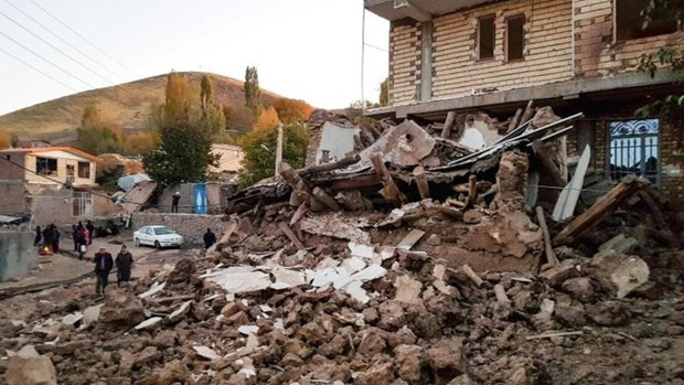 Động đất có độ lớn 5,8 ở Đông Bắc Iran, chưa có thông tin thương vong - Ảnh 1.