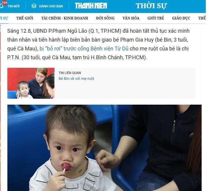 Phẫn nộ trước việc tin giả lấy hình ảnh bé trai câu like rẻ tiền trên facebook - Ảnh 3. Phẫn nộ trước việc tin giả lấy hình ảnh bé trai câu like rẻ tiền trên facebook - Ảnh 3.