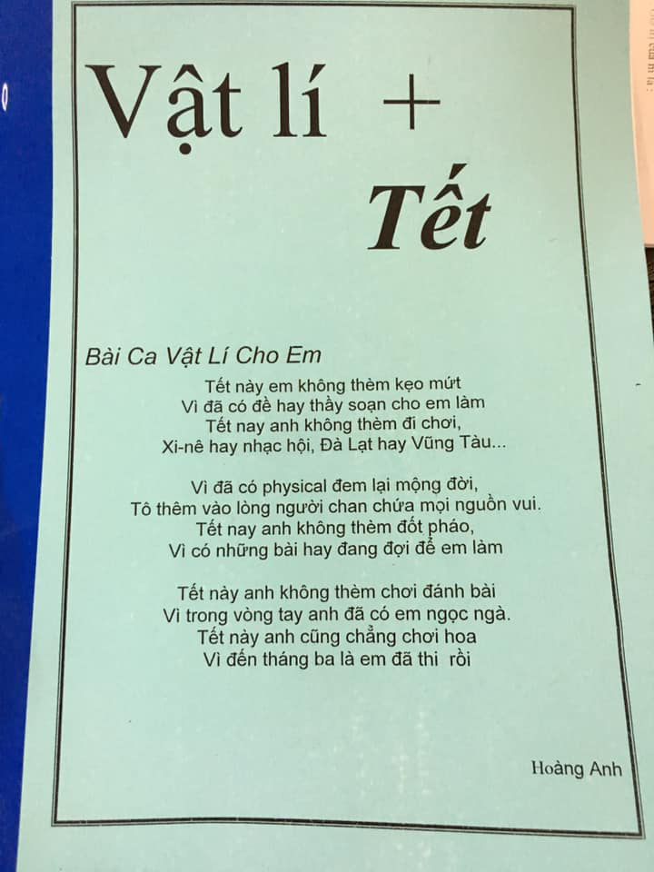 Giao một chồng bài tập Tết, thầy giáo Vật Lý sáng tác hẳn bài hát cổ động tinh thần siêu lầy khiến học sinh dở khóc dở cười - Ảnh 2.