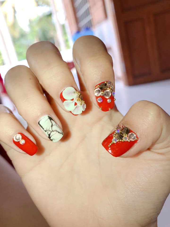 Chị em n&ocirc; nức khoe th&agrave;nh quả bộ nails ăn Tết:  - Ảnh 11.