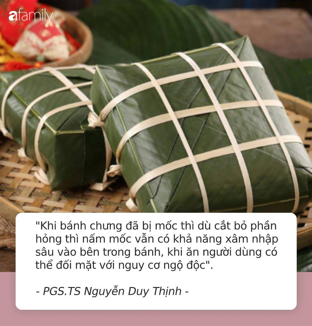 Trong bánh chưng mốc có chứa  2 chất &quot;kịch độc&quot; gây hại gan, thận, dù loại bỏ phần mốc để ăn vẫn khiến bạn đối mặt với nguy cơ ngộ độc, ung thư - Ảnh 1.