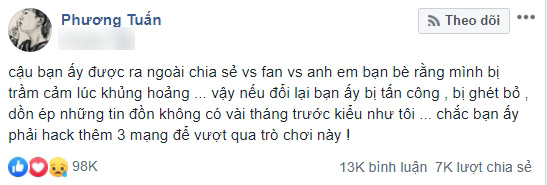 Rộ tin K-ICM than trầm cảm, Jack đáp trả cực gắt: &quot;Đổi lại bạn bị tấn công, ghét bỏ, dồn ép như tôi chắc phải mất thêm 3 mạng&quot; - Ảnh 2.