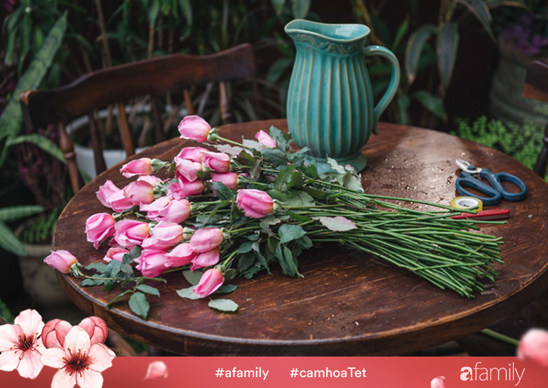 Tết này phải có bình hoa hồng thơm trong nhà, cắm như này đảm bảo ai cũng khen - Ảnh 2. Tết này phải có bình hoa hồng thơm trong nhà, cắm như này đảm bảo ai cũng khen - Ảnh 2.