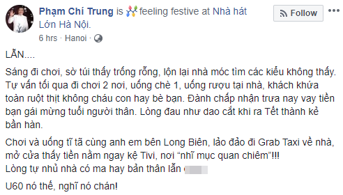 NSƯT Chí Trung thừa nhận bản thân đã già và lẫn tới mức phải đi vay tiền bạn gái kém tuổi để mừng tuổi người thân - Ảnh 2.