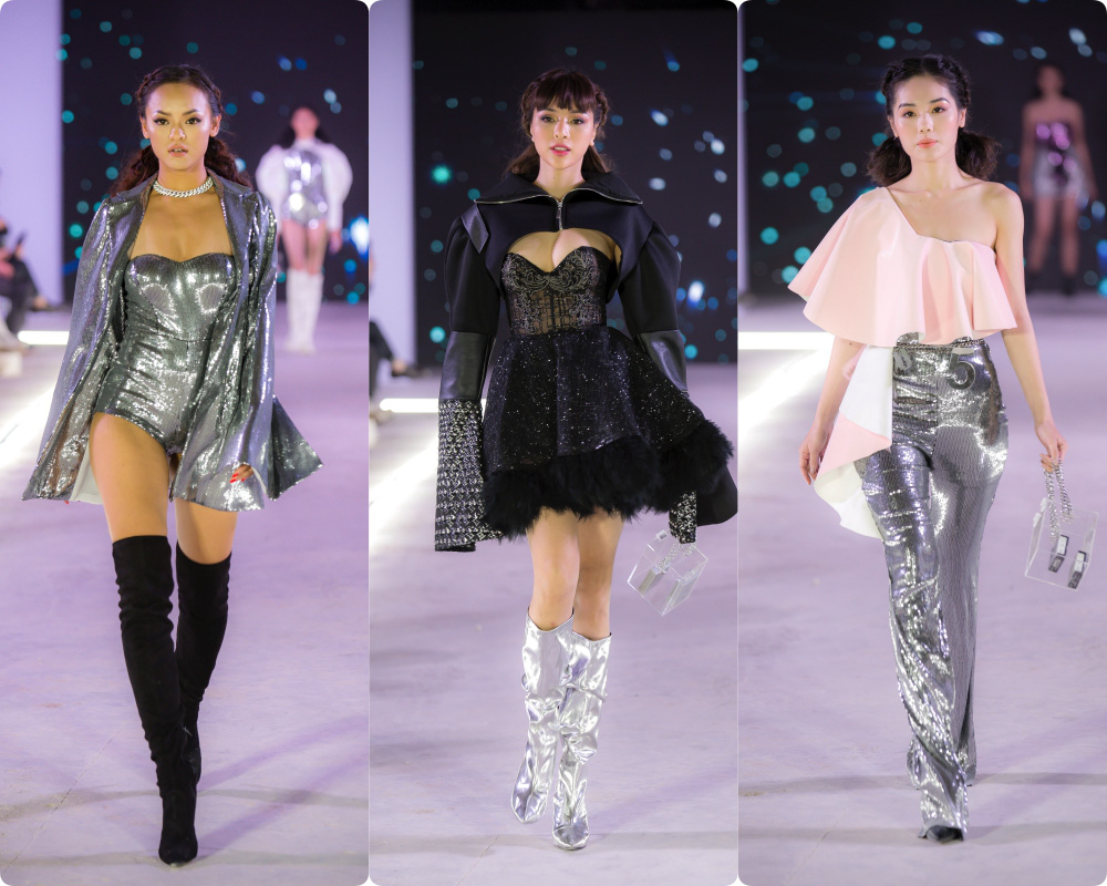 Tái xuất trên sàn catwalk sau khi sinh con, Lan Khuê với thần thái sắc lạnh, vóc dáng thon gọn gợi cảm lấn át cả dàn chân dài  - Ảnh 10.