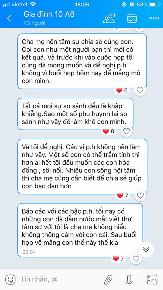 Biết học sinh bị trách mắng vì thành tích học tập kém, cô giáo tức tốc viết “tâm thư” , hỏi 1 câu khiến nhiều phụ huynh giật mình - Ảnh 4. Biết học sinh bị trách mắng vì thành tích học tập kém, cô giáo tức tốc viết “tâm thư” , hỏi 1 câu khiến nhiều phụ huynh giật mình - Ảnh 4.
