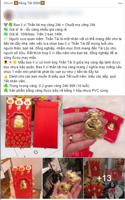 Mùa Tết Canh Tý 2020, mẫu bao lì xì nào đang “viral”? - Ảnh 12.