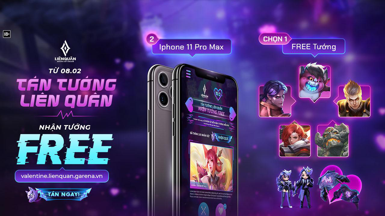 Chưa ăn xong Tết, game thủ đã hết hồn với quà Valentine của Liên Quân Mobile - Ảnh 2.