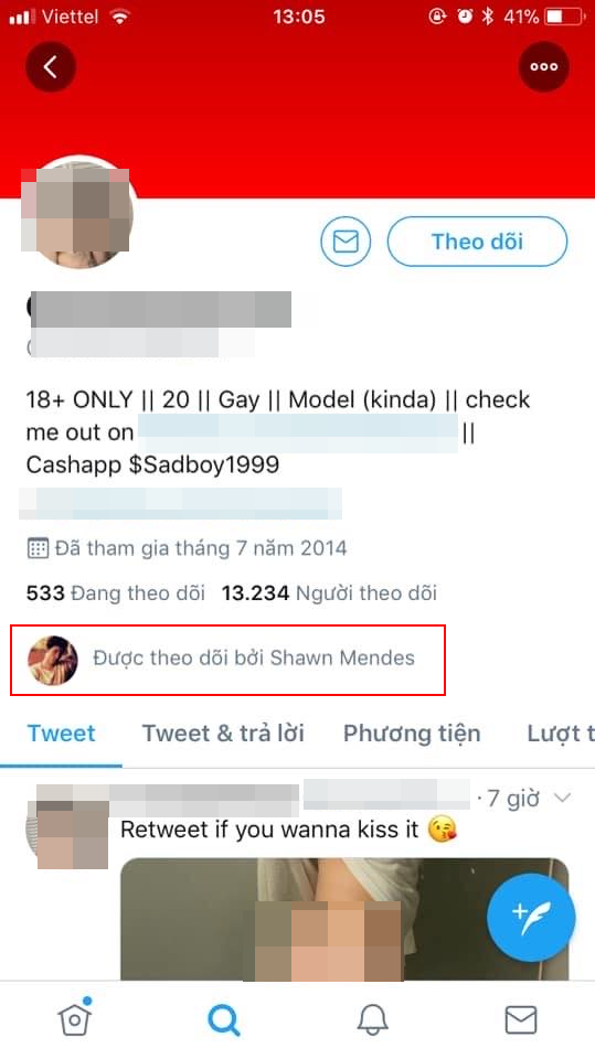 Sau chuyện tình đầy úp mở với Camila Cabello, Shawn Mendes lại dính tin đồn đồng tính khi theo dõi một tài khoản gay trên Twitter - Ảnh 1.