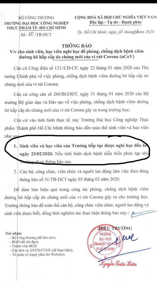 CẬP NHẬT: Danh sách 18 trường đại học, cao đẳng cho sinh viên tiếp tục nghỉ học đợt 3 để phòng tránh virus Covid-19 - Ảnh 2.