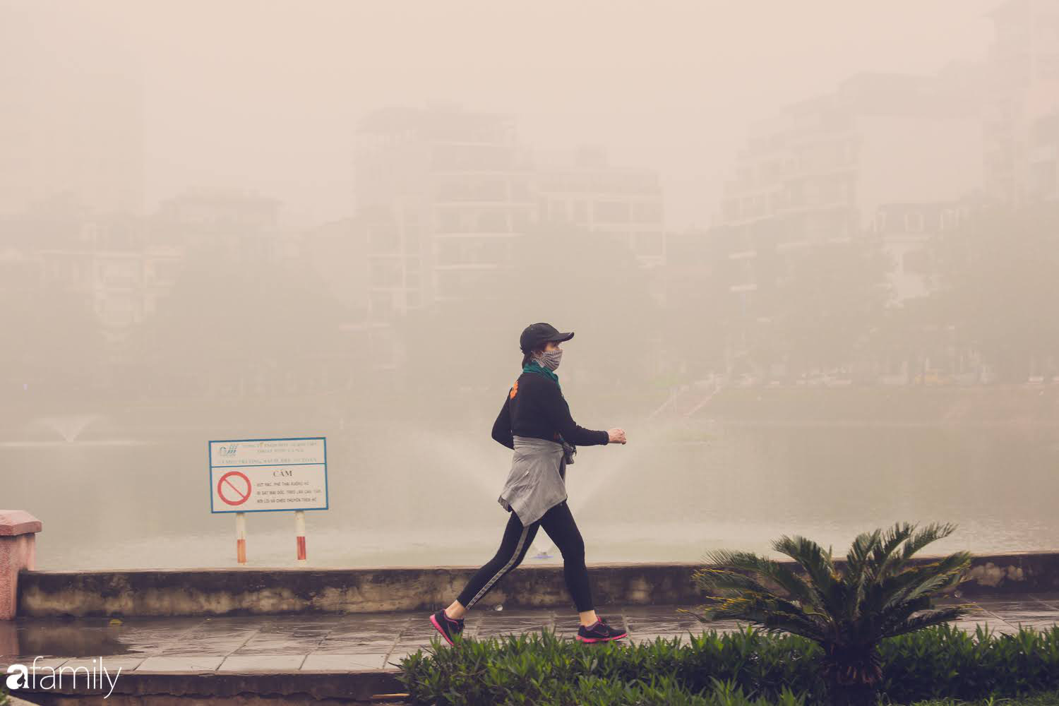 Hà Nội những ngày này nhìn đâu cũng thấy sương mù, nhìn qua mọi thứ cứ mờ mờ ảo ảo - Ảnh 8.