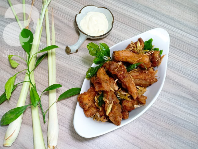 THỊT GÀ CHIÊN SẢ LÁ CHANH - Ảnh 7. THỊT GÀ CHIÊN SẢ LÁ CHANH - Ảnh 7.