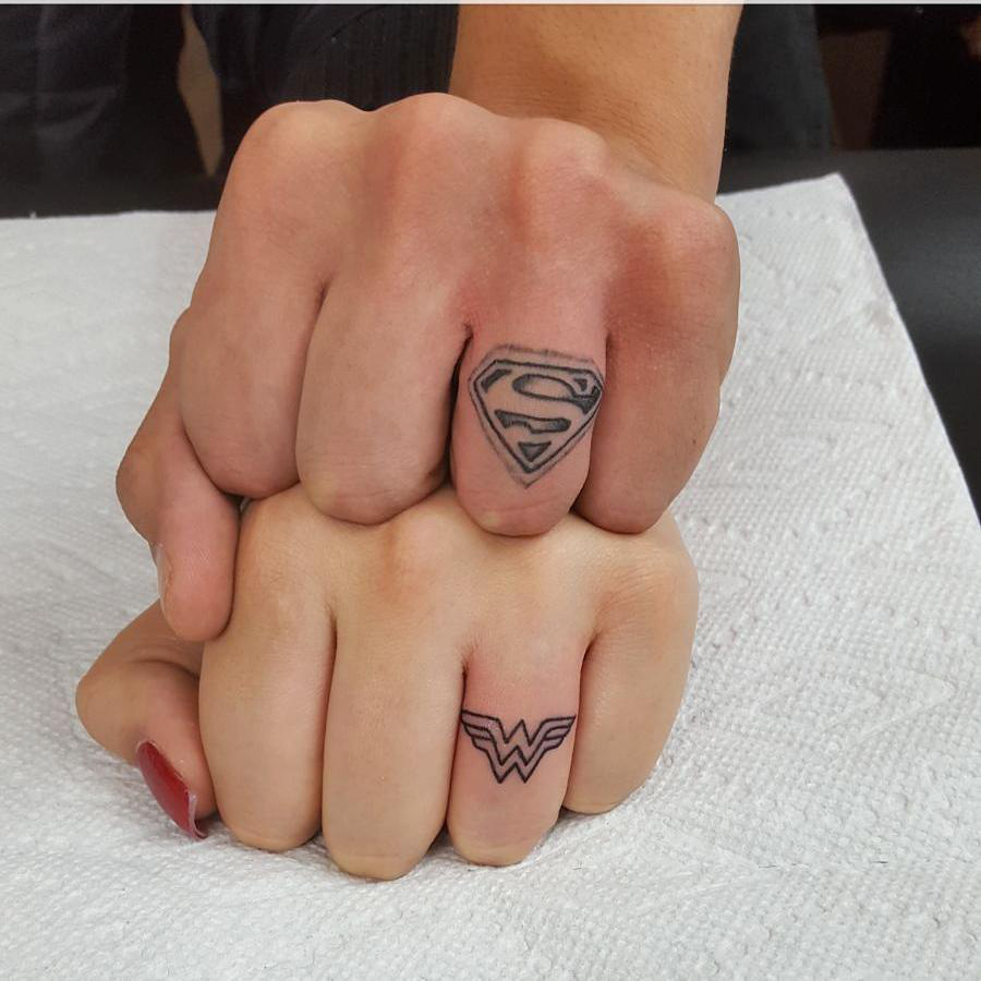 Man of Steel – Superman Logo tattoo by Manohar Koli at Aliens Tattoo India.  This symbol proves to be iconic emblem fo… | Superman tattoos, Tattoos,  Matching tattoos