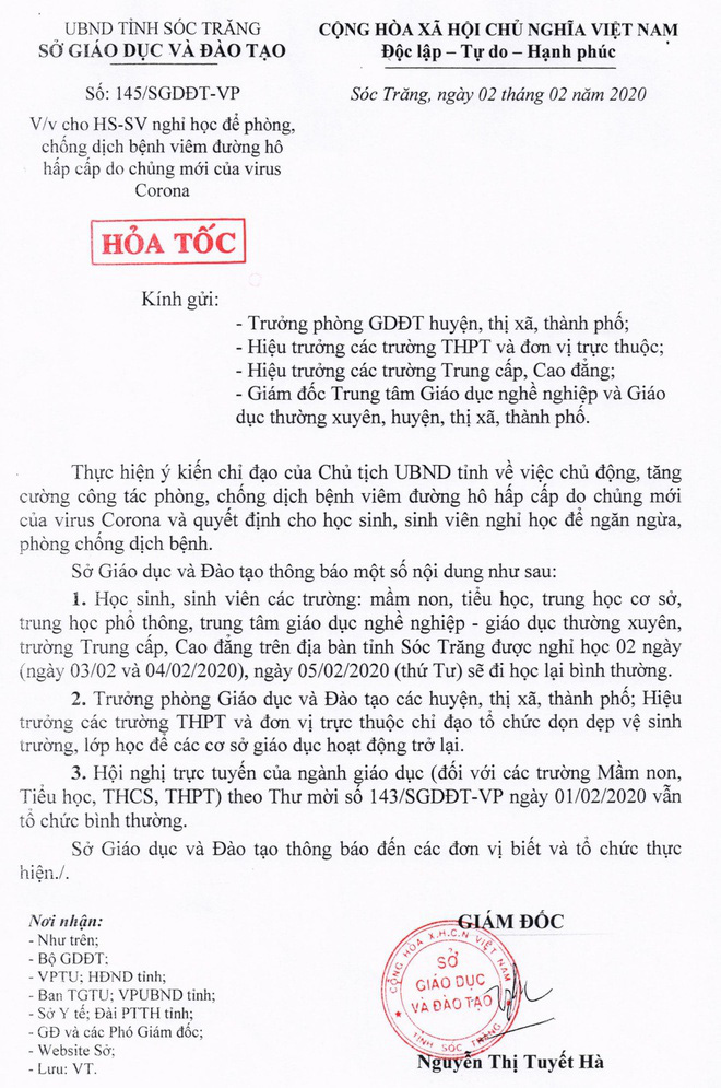 Cập nhật: Danh sách các trường tiểu học, THCS và THPT tại Hà Nội và TP. HCM cho học sinh nghỉ học để tránh virus Corona - Ảnh 5.