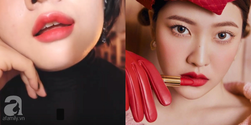 Review son của Yeri (Red Velvet): Vỏ xịn sò, son lì không khô nhưng có 1 màu son khác với ảnh quảng cáo - Ảnh 5. Review son của Yeri (Red Velvet): Vỏ xịn sò, son lì không khô nhưng có 1 màu son khác với ảnh quảng cáo - Ảnh 5.