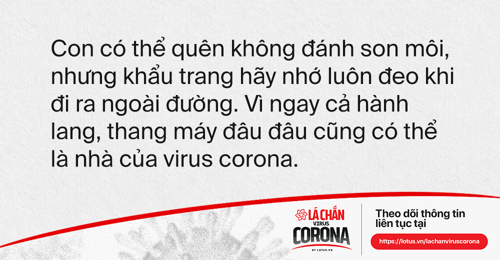 Mẹ dạy con gái yêu vào mùa dịch virus corona: Son môi có thể quên không đánh nhưng khẩu trang nhất định phải đeo! - Ảnh 3.